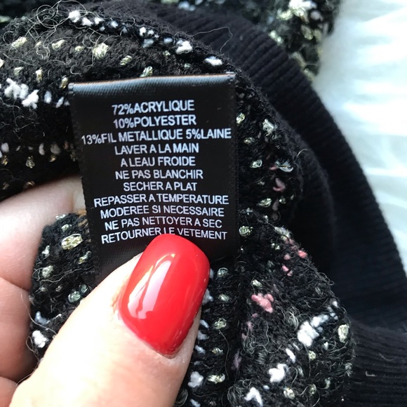 Sanctuary Marled V Neck Knit Sweater - Picture 5 of 5